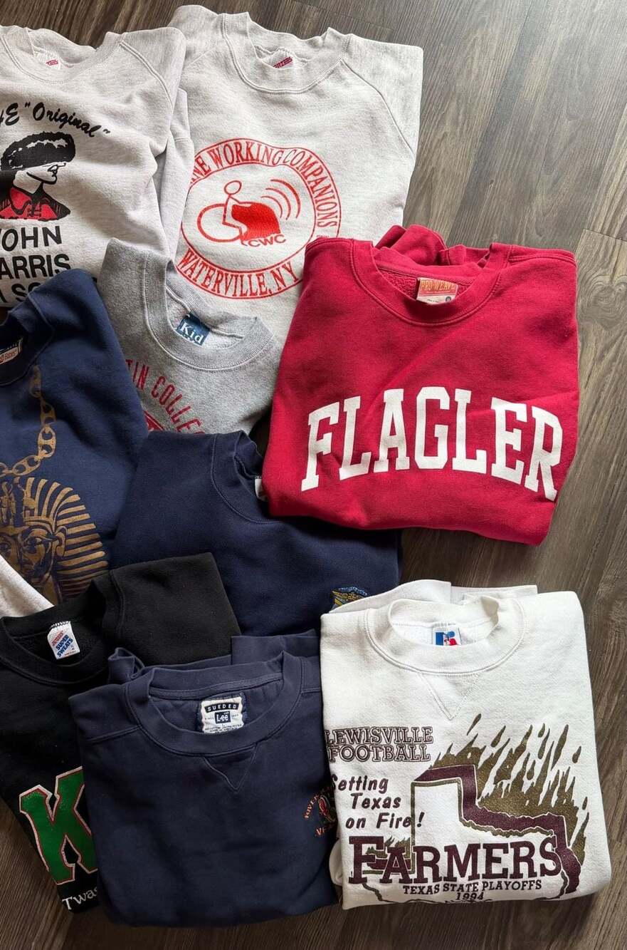 Vintage Sweatshirts 80s 90s Bundle